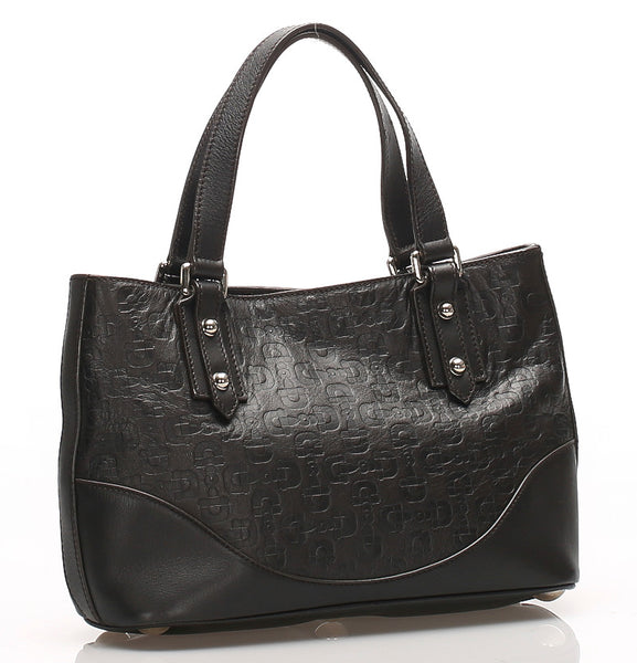 グッチ ホースビット 272392 ブラック  レザー トートバッグ レディース GUCCI 中古