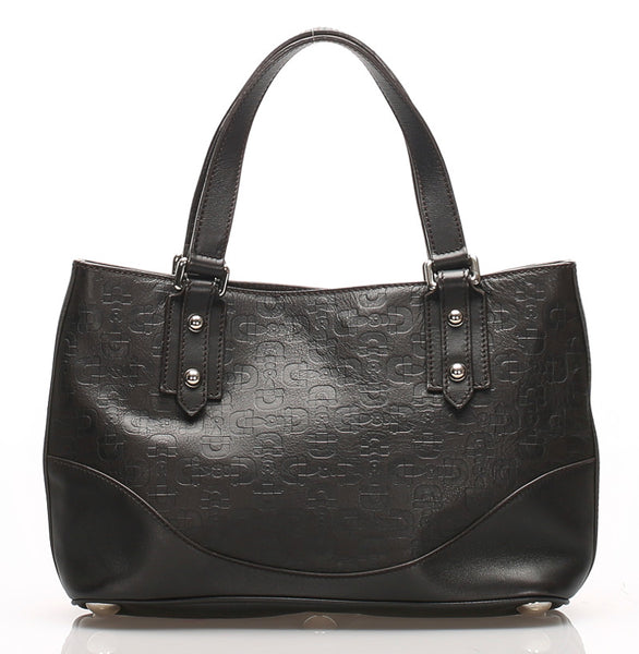 グッチ ホースビット 272392 ブラック  レザー トートバッグ レディース GUCCI 中古