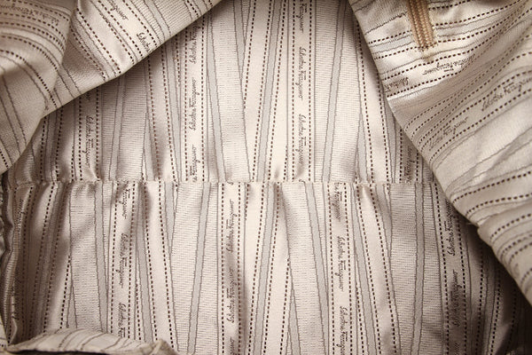 サルヴァトーレフェラガモ ガンチーニ AU-21 B841 パープル レザー ハンドバッグ ショルダーバッグ 2WAY レディース Salvatore Ferragamo 中古