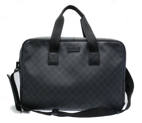 グッチ 161952 ブラック PVC ハンドバッグ ショルダーバッグ 2WAY レディース GUCCI 中古