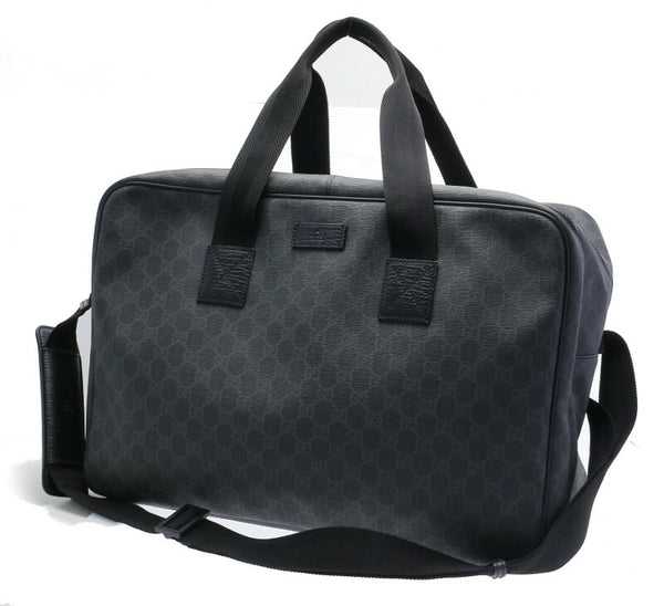 グッチ 161952 ブラック PVC ハンドバッグ ショルダーバッグ 2WAY レディース GUCCI 中古