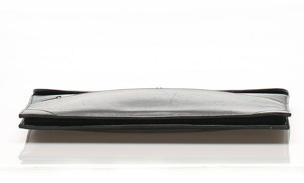 グッチ オールドGUCCI ブラック  レザー クラッチバッグ レディース GUCCI 中古