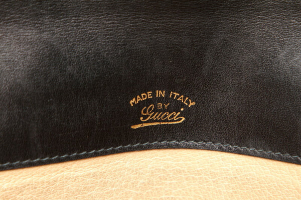グッチ オールドGUCCI ブラック  レザー クラッチバッグ レディース GUCCI 中古