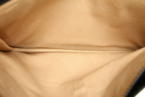 グッチ オールドGUCCI ブラック  レザー クラッチバッグ レディース GUCCI 中古