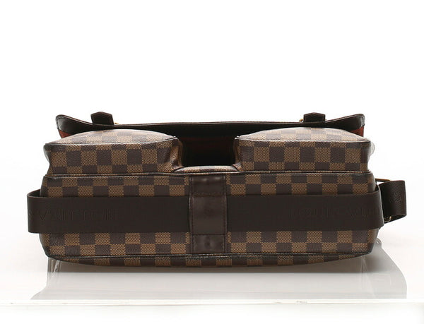 ルイ ヴィトン ダミエ ブロードウェイ Ｎ42270 ブラウン PVC レザー ハンドバッグ ショルダーバッグ 2WAY レディース LOUIS VUITTON 中古