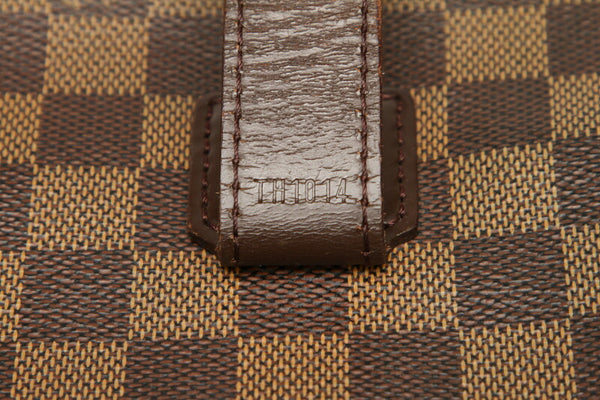 ルイ ヴィトン ダミエ ブロードウェイ Ｎ42270 ブラウン PVC レザー ハンドバッグ ショルダーバッグ 2WAY レディース LOUIS VUITTON 中古