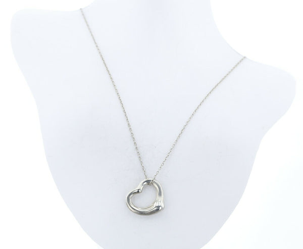ティファニー SV925 シルバー オープンハート　 ネックレス レディース TIFFANY&Co. 中古