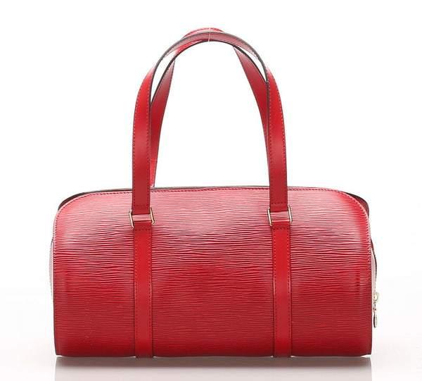 ルイ ヴィトン エピ スフロ M52227 レッド  レザー ハンドバッグ レディース LOUIS VUITTON 中古