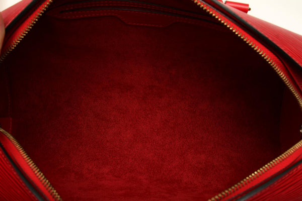 ルイ ヴィトン エピ スフロ M52227 レッド  レザー ハンドバッグ レディース LOUIS VUITTON 中古