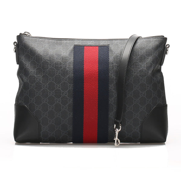 グッチ GG 474139 ブラック  PVC レザー ショルダーバッグ レディース GUCCI 中古
