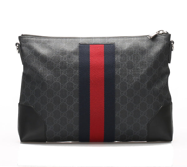 グッチ GG 474139 ブラック  PVC レザー ショルダーバッグ レディース GUCCI 中古