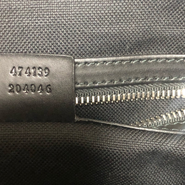 グッチ GG 474139 ブラック  PVC レザー ショルダーバッグ レディース GUCCI 中古