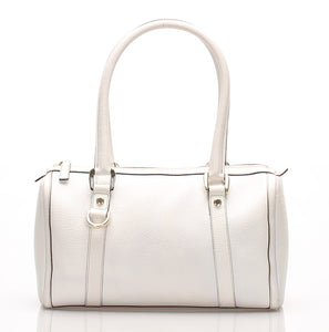 グッチ アビー 150942 ホワイト  レザー ハンドバッグ レディース GUCCI 中古