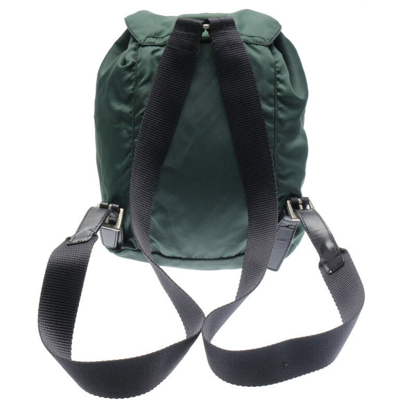 プラダ グリーン ナイロン リュック・デイパック レディース PRADA 中古
