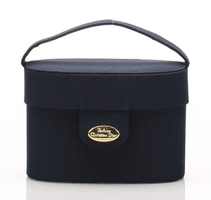 クリスチャンディオール ネイビー ナイロン ハンドバッグ レディース Christian Dior 中古