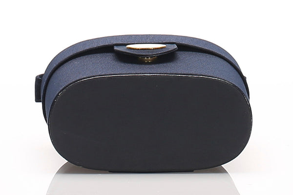 クリスチャンディオール ネイビー ナイロン ハンドバッグ レディース Christian Dior 中古