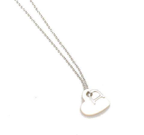 クリスチャンディオール シルバー メタル ホワイトシェル ネックレス レディース Christian Dior 中古