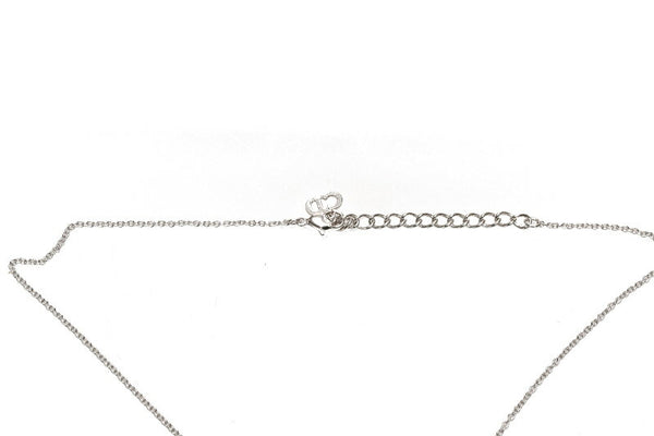 クリスチャンディオール シルバー メタル ホワイトシェル ネックレス レディース Christian Dior 中古