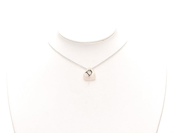 クリスチャンディオール シルバー メタル ホワイトシェル ネックレス レディース Christian Dior 中古