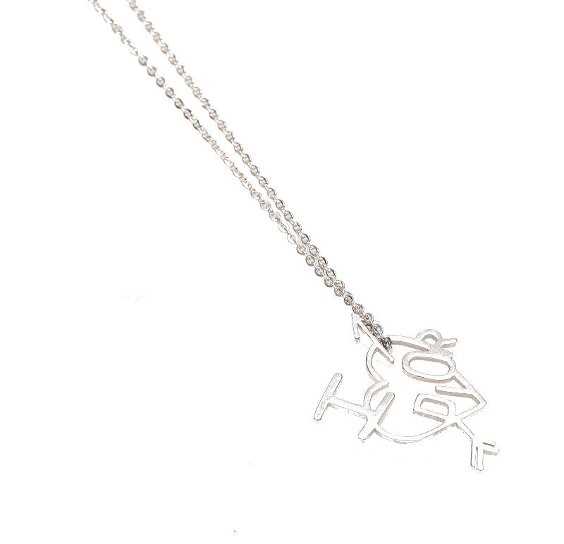 クリスチャンディオール シルバー メタル ネックレス レディース Christian Dior 中古