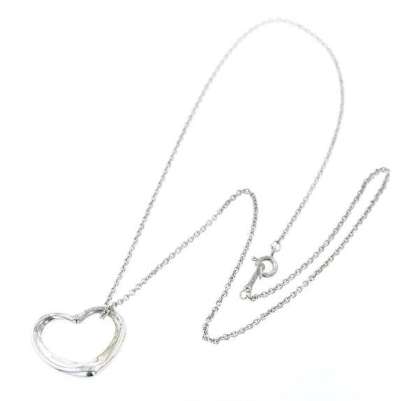 ティファニー SV925 シルバー オープンハート ネックレス レディース TIFFANY&Co. 中古