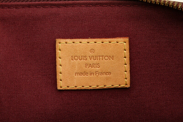 ルイ ヴィトン モグラム ヴェルニ アルマPM M91611 パープル  パテントレザー ハンドバッグ レディース LOUIS VUITTON 中古