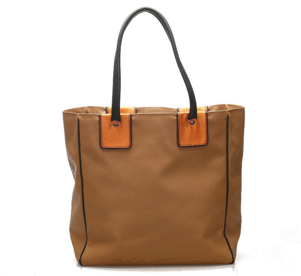 ボッテガヴェネタ ブラウン  PVC レザー トートバッグ レディース BOTTEGAVENETA 中古
