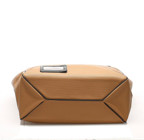 ボッテガヴェネタ ブラウン  PVC レザー トートバッグ レディース BOTTEGAVENETA 中古