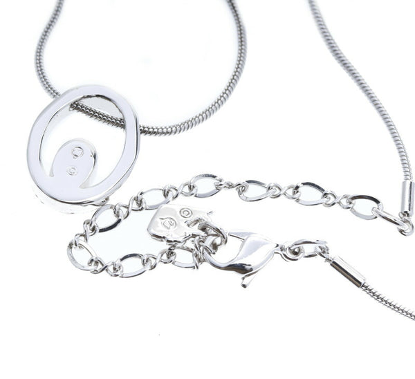 スワロフスキー シルバー メタル ネックレス レディース SWAROVSKI 中古