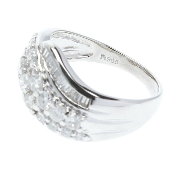 Pt900 プラチナ ダイヤ1.04ct リング 指輪 レディース 12号 中古