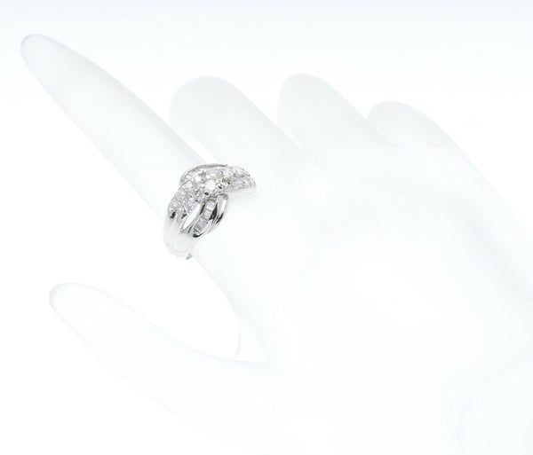 Pt900 プラチナ ダイヤ1.04ct リング 指輪 レディース 12号 中古