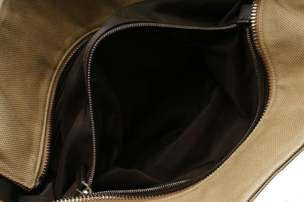 プラダ カナパ ベージュ キャンバス ハンドバッグ レディース PRADA 中古