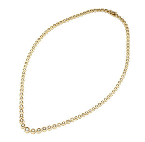 K18イエローゴールド ダイヤ5.00ct ネックレス  中古