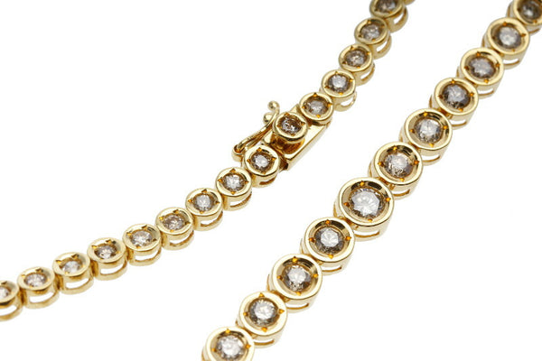 K18イエローゴールド ダイヤ5.00ct ネックレス  中古