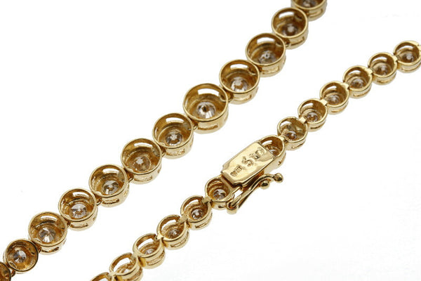 K18イエローゴールド ダイヤ5.00ct ネックレス  中古