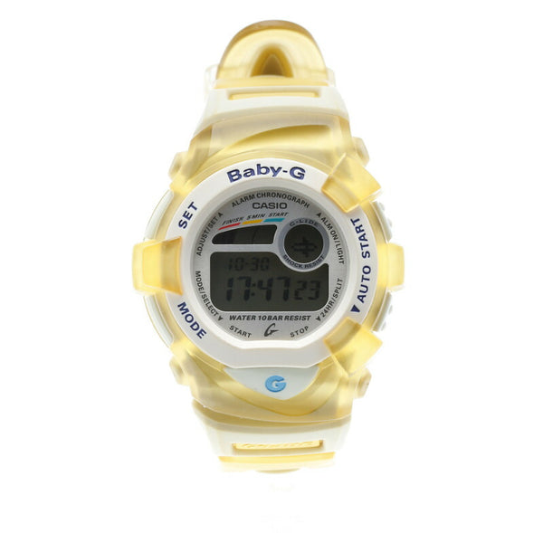 デジタル Baby-G BGX-171 イエロー 腕時計 レディース クオーツ 中古