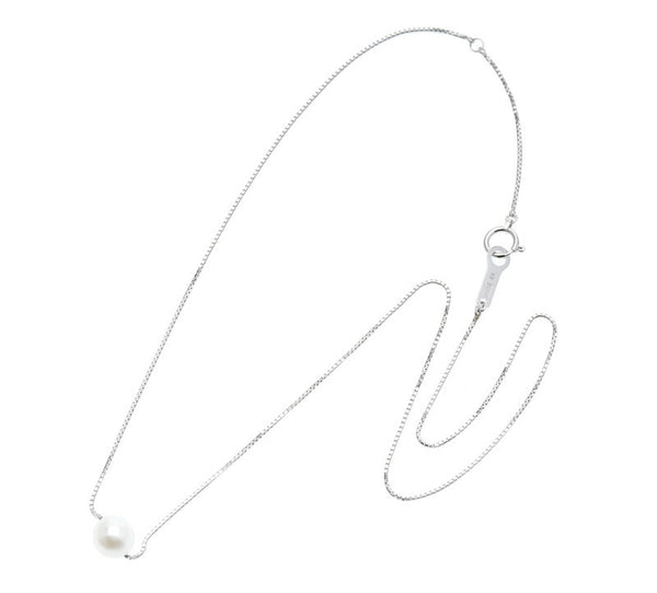 タサキ Pt850 プラチナ パール6.8mm ネックレス レディース TASAKI 中古