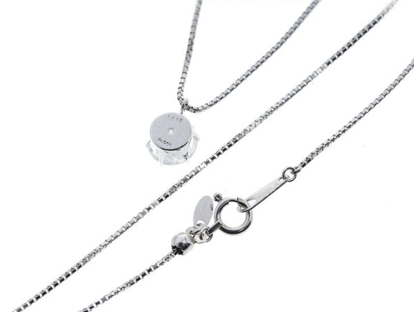 Pt900 プラチナ Pt850 プラチナ ダイヤ1.016ct ネックレス レディース 中古