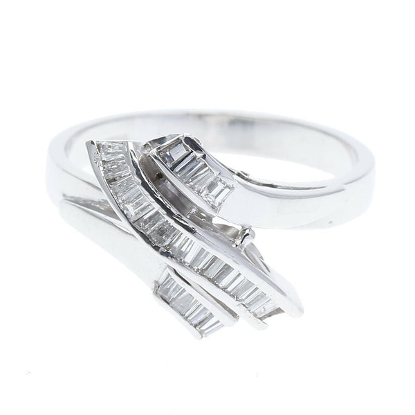Pt900 プラチナ ダイヤ0.32ct リング 指輪 レディース 11号 中古