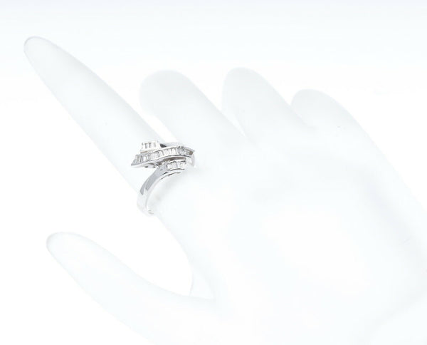 Pt900 プラチナ ダイヤ0.32ct リング 指輪 レディース 11号 中古