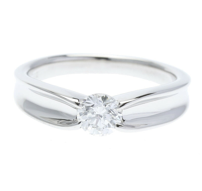 Pt900 プラチナ ダイヤ0.453ct リング 指輪 レディース 11号 中古