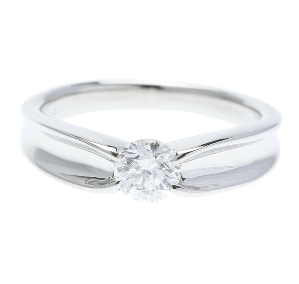 Pt900 プラチナ ダイヤ0.453ct リング 指輪 レディース 11号 中古