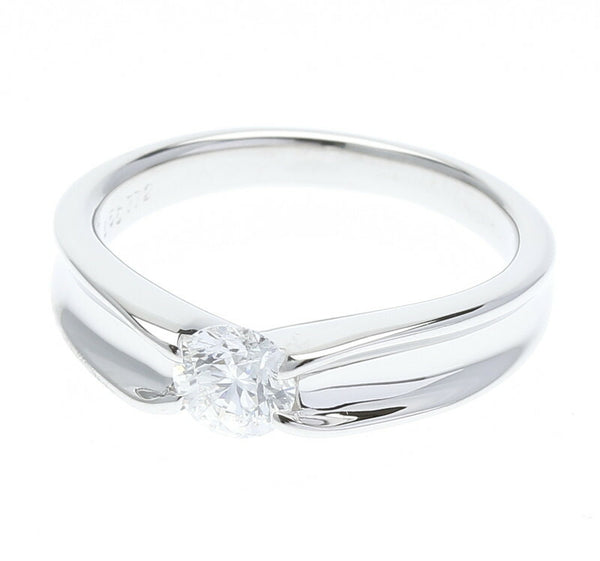 Pt900 プラチナ ダイヤ0.453ct リング 指輪 レディース 11号 中古