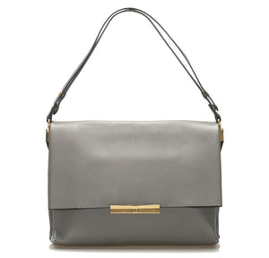 セリーヌ グレー レザー ショルダーバッグ レディース CELINE 中古