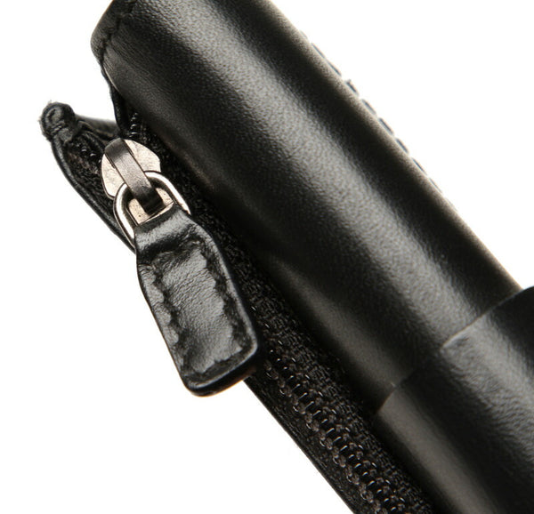 クリスチャンディオール ブラック レザー 二つ折り財布 レディース Christian Dior 中古