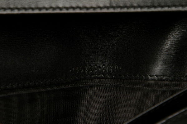 グッチ シマ 146229 ブラック 黒 レザー 長財布 メンズ GUCCI 中古