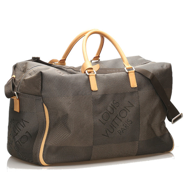 ルイ ヴィトン ダミエ ジュアン スヴラン M93015 テール ブラウン キャンバス ボストンバッグ ショルダーバッグ 2WAY ユニセックス LOUIS VUITTON 中古