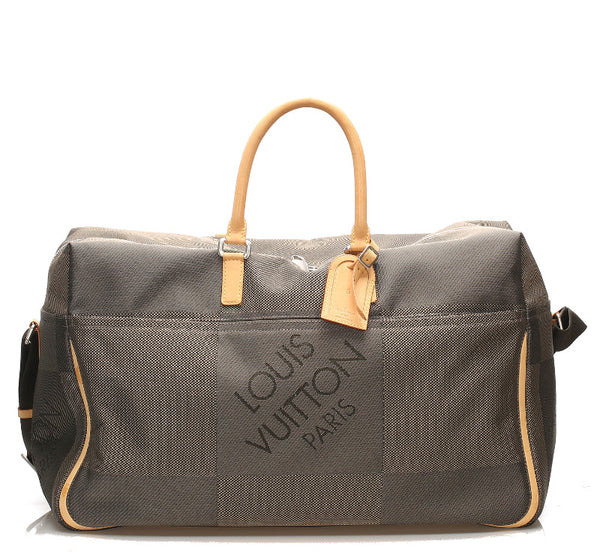 ルイ ヴィトン ダミエ ジュアン スヴラン M93015 テール ブラウン キャンバス ボストンバッグ ショルダーバッグ 2WAY ユニセックス LOUIS VUITTON 中古