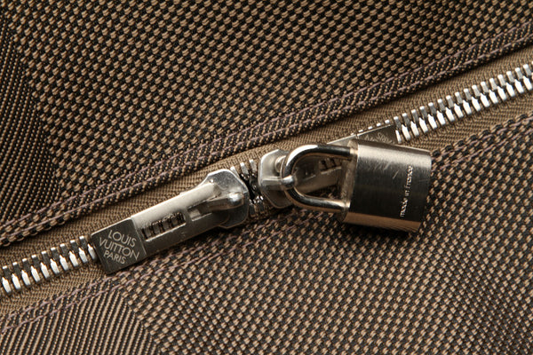 ルイ ヴィトン ダミエ ジュアン スヴラン M93015 テール ブラウン キャンバス ボストンバッグ ショルダーバッグ 2WAY ユニセックス LOUIS VUITTON 中古