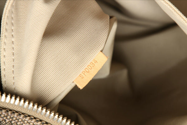 ルイ ヴィトン ダミエ ジュアン スヴラン M93015 テール ブラウン キャンバス ボストンバッグ ショルダーバッグ 2WAY ユニセックス LOUIS VUITTON 中古